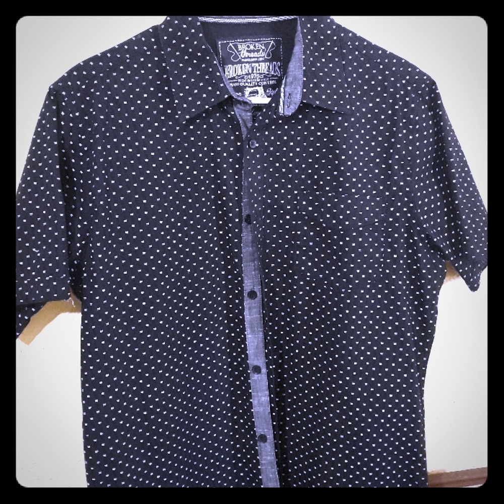 Black button up